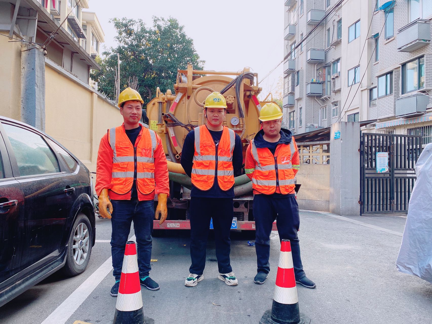 太平村南京某小区管道清淤检测施工
